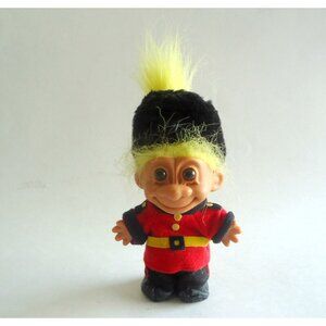 Vintage Troll Doll Ace Novelty Treasure Troll Doll English Royal Guard  Beefeate
